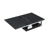 Cookology 80cm Downdraft Induction Hob - 4 Zone - Black