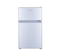 Cookology Fridge Freezer 48cm Freestanding Undercounter 2 Door UCFF87SL Silver [EEK: E]