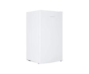 Cookology 93L Freestanding Under Counter Fridge with Chiller Box - Adjustable Temperature Control & Legs - White