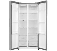 Cookology American Style 460 Litre Double Door Fridge Freezer - Inox