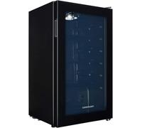 Cookology BC96BK Under-Counter Fridge Cabinet in Black - 93 Litre Capacity - 48cm Width - Beer, Wine & Drinks Fridge - Temperature Control - LED Light - Energy Efficient