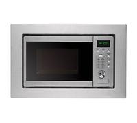 Cookology BIM20LWG Integrated Microwave and Grill in Silver - Compact 20 Litre Capacity - 1000W Grill & 800W Built-in Microwave - 59.5cm Width - 8 Menu Options