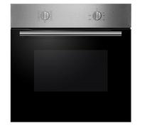 Cookology Built-in Electric Fan Oven in Stainless Steel - 60 Litre Capacity - Single Oven with Grill - Mechanical Controls - A Energy Rating - BOFA65SS