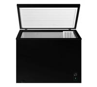 Cookology CCFZ300BK Freestanding Chest Freezer 293L Capacity for Garages, Outbuilding and Sheds, Featuring Basket, Refrigeration Mode, Temperature Control and 4 Star Freezing Rating - In Black