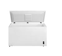 Cookology CCFZ420WH Freestanding Chest Freezer 418L Capacity for Garages, Outbuilding and Sheds, Featuring Basket, Refrigeration Mode, Temperature Control and 4 Star Freezing Rating - In White
