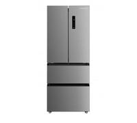 Cookology CFDF391IX 70cm French Door Fridge Freezer, 391L, LCD Temp Control, Frost Free, 4 Star - Inox