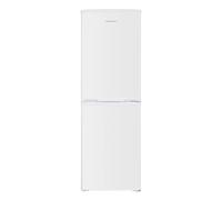 Cookology CFF1425050WH 142L Freestanding 50/50 Fridge Freezer, Adjustable Temp, LED Light, 4 Star - White