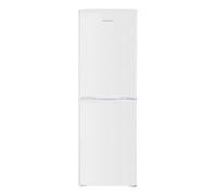 Cookology CFF1425050 Static 142 Litre Freestanding 50/50 Fridge Freezer, Adjustable Temperature Control and Legs, Reversible Doors, Efficient LED Light, 4 Star Freezer Rating - in White