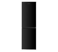 Cookology CFF2475050BK Freestanding 50/50 Fridge Freezer in Black - 244L Capacity - Static Cooling - Adjustable Temperature Control & Legs - Reversible Doors - LED Light - 4 Star Freezer Rating