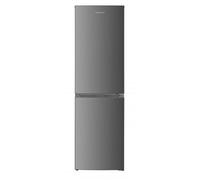 Cookology CFF2475050IX Freestanding 50/50 Fridge Freezer in Inox - 247 Litre Capacity - Static Cooling - Frost Free - Adjustable Temperature Control & Legs - Reversible Doors - 4 Star Rating