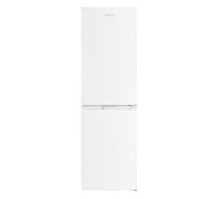 Cookology CFF2475050WH Frostfree 244 Litre Freestanding 50/50 Fridge Freezer, Adjustable Temperature Control and Legs, Reversible Doors, Efficient LED Light, 4 Star Freezer Rating - in White