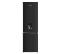 Cookology CFF268WDBK 268L Frost Free Fridge Freezer with Water Dispenser, Auto Defrost, 4-Star, Black