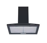 Cookology CH600BK 60cm Chimney Cooker Hood in Black | Kitchen Extractor Fan