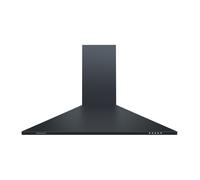 Cookology CH900BK/A 90cm Chimney Cooker Hood, 3 Speeds, LED, Adj. Height, Recirculating & Ducting - Black