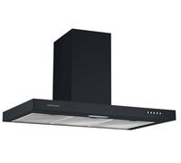 Cookology 60cm Chimney Cooker Hood - 314.2 m³/h Air Flow - Black