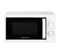 Cookology CMAFS20LWH 800W Freestanding Microwave - Digital Microwave with 20 Litre Capacity and 25cm Turntable - 5 Cooking Power Levels - Quick Defrost Setting and Dial Timer - White
