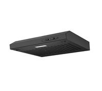 Cookology CVH600BK 60cm Visor Cooker Hood - Slim Design - Slide Controls - LED Light - 217.6 m³/h Extraction - Black