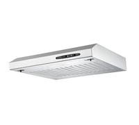Cookology CVH600SS 60cm Stainless Steel Visor Cooker Hood - Slim Design - Slide Controls - LED Light - 217.6 m³/h Extraction - Stainless Steel