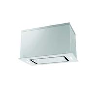 Cookology Essentials 52cm Canopy Extractor Hood - 473 m³/h Air Flow - White Glass Integrated Cooker - 3 Speeds - Touch Controls - 2 LED Lights - 2 Grease Filters