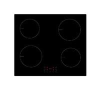 Cookology Essentials 60cm Electric Induction Hob - with 4 Zones - Touch Controls - 9 Power Levels - Timer - Heat Indicators - Child Safety Lock - Built-in Kitchen - Easy-Clean - Black