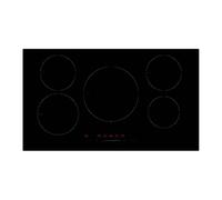 Cookology Essentials 90cm Electric Induction Hob - with 5 Zones - Touch Slider Controls - 14 Power Levels - Boost & Keep Warm - Timer - Residual Heat Indicators - Child Safety Lock - Black
