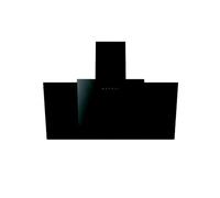 Cookology Essentials 90cm Extractor Hood - 594 m³/h Air Flow - Angled Chimney Cooker Wall Mounted - 3 Speeds - 2 LED Lights - Energy Rating A - Grease Filter - Black