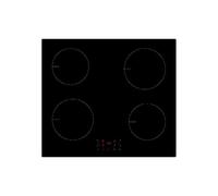 Cookology Essentials AEIH60TPP 60cm Induction Hob - Electric Hob with 4 Zones - Front Touch Controls - 9 Power Levels - Timer - Residual Heat Indicators - Child Safety Lock - UK Plug Fitted - Black