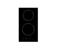 Cookology Essentials AEIHDOM30 Induction Hob 30cm Domino - Electric Hob with 2 Zones - Touch Control - 9 Power Levels - Timer - Residual Heat Indicators - Child Safety Lock - UK Plug Fitted - Black