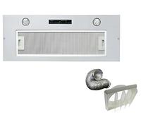 Cookology Integrated Ceiling Extractor Fan | 90cm Built-in Canopy Cooker Hood & Outside Venting Kit