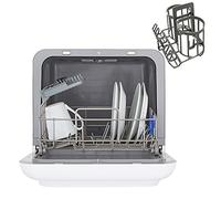 Cookology MCDW2WH Mini Table Top 2 Place Dishwasher With Solid Door - White