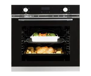 Cookology TOF620SS Multi Function Touch & Dial Control, Built-In, Electric Oven, 72L