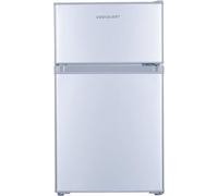 Cookology Fridge Freezer 48cm Freestanding Undercounter 2 Door UCFF87SL Silver [EEK: E]