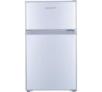 Cookology Fridge Freezer 48cm Freestanding Undercounter 2 Door UCFF87SL Silver [EEK: E]