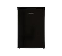 Cookology UCFZ86BK Freestanding Under Counter Freezer in Black - 55cm Width - 86 Litre Capacity - Practical Reversible Door - 3 Large Freezer Drawers - 4 Star Rating