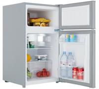 Cookology Under Counter Fridge Freezer 85L 48cm Freestanding - Silver UCFF87SL