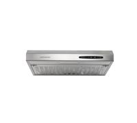Cookology Visor Cooker Hood | 50cm Wall Mounted Kitchen Extractor Fan in Stainless Steel