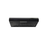 Cookology Wall Mounted Kitchen Visor Cooker Hood | 50cm Extractor Fan in Stylish Black