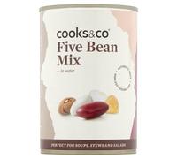 Cooks 5 Bean Mix, 400g, (Pack of 12)