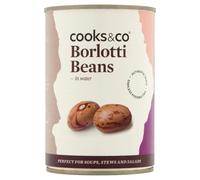 Cooks Borlotti Beans, 400g, (Pack of 12)