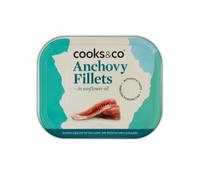 Cooks & Co Anchovy Fillets in Sunflower Oil 365g x 6 Cases