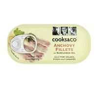 Cooks & Co Anchovy Fillets in Sunflower Oil 50g