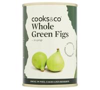Cooks & Co Green Figs In Syrup (400G) Gluten Free With Added Sugar
