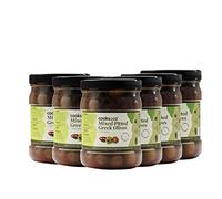 Cooks & Co Mixed Pitted Greek Olives with Oregano in Brine 1 kg (Pack of 6)