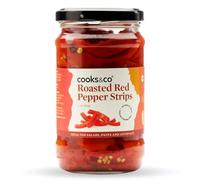Cooks & Co Roasted Red Pepper Strips, 300g (Set of 6)