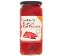 Cooks & Co Roasted Red Peppers in Red Wine Vinegar 460g x 6