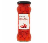 Cooks & Co Sweet Red Drop Peppers - 235g