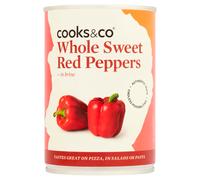 Cooks & Co Sweet Red Peppers 390g