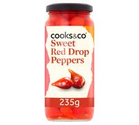 Cooks & Co Sweety Drop Red Peppers in Brine 235g