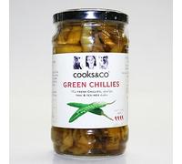 Cooks & Co | Whole Green Chillies | 1 x 300g