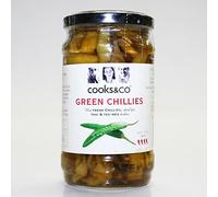 Cooks & Co | Whole Green Chillies | 2 x 300g